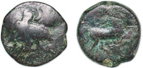 Greece (ancient) Carthaginian Empire 4th - 3rd Centuries AE - Zeugitane Bronze 18.91g VF