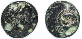 Greece (ancient) Kebren Troad 387 BC - 310 BC AE Chalkon Bronze 0.9g VF SNG Copenhagen 263-264 SNG von Aulock 1550-1551 SNG von Aulock 7625 GCV 4071