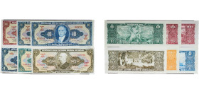 Brazil Republic of the United States of Brazil 1963 Cruzeiros Set (6 Lots) Paper UNC