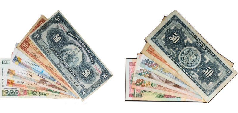 Peru Republic 20th Century Banknote (6 Lots) Paper XF