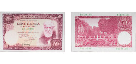 Spain Nationalist Government 1951 50 Pesetas Paper UNC P 141
