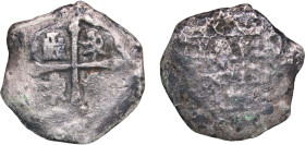 Mexico Spanish colony 1621 - 1667 Mo 8 Reales - Felipe IV Silver (.9306) Mexico City Mint 15.5g VF Seawater Corrossion KM 45