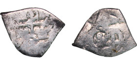 Mexico Spanish colony 1668 - 1697 Mo ½ Real - Carlos II Silver (.931) Mexico City Mint 1.53g VF KM 23