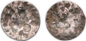 Mexico Spanish colony 1807 Mo TH 8 Reales - Carlos IV Silver (.903) Mexico City Mint 22.85g VF Chopmarked Damage KM 109