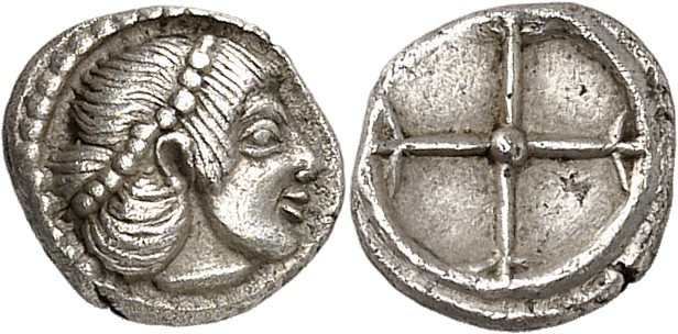 GRÈCE ANTIQUE - GREEK
Sicile, Syracuse, Gélon (484-478 av. J.-C.). Obole ND (48...