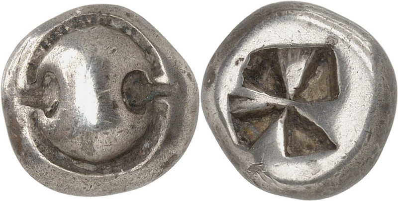 GRÈCE ANTIQUE - GREEK
Béotie, Tanagra. Drachme ND (520-500 av. J.-C.), Tanagra....