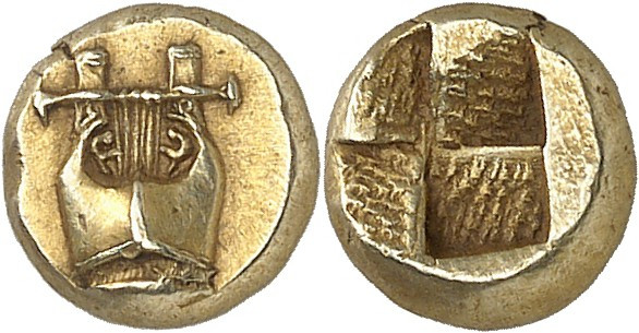 GRÈCE ANTIQUE - GREEK
Mysie, Cyzique. Hémihecté (1/12e de statère) ND (460-400 ...