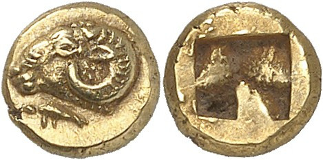 GRÈCE ANTIQUE - GREEK
Ionie, Phocée. 1/24e de statère ND (625-522 av. J.-C.), P...