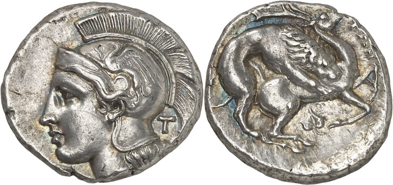 GRÈCE ANTIQUE - GREEK
Lucanie, Velia. Statère ou didrachme ND (365-340 av. J.-C...