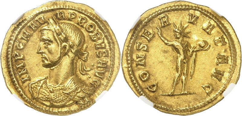 EMPIRE ROMAIN - ROMAN
Probus (276-282). Aureus ND (276-282), Ticinum.
Av. IMP ...