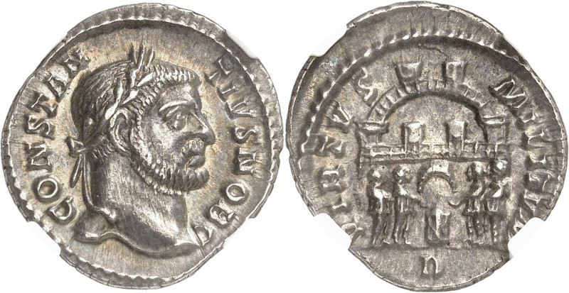 EMPIRE ROMAIN - ROMAN
Constance Ier Chlore (293-306). Argenteus ND (295-297), T...