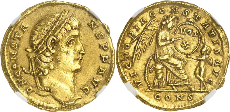 EMPIRE ROMAIN - ROMAN
Constans (337-350). Solidus ND (337-340), Constantinople....