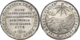 ALLEMAGNE - GERMANY
Anhalt-Bernbourg-Schaumbourg-Hoym (principauté de), Charles-Louis, 1772-1806. Thaler de convention 1774 BN/S, F, Francfort-sur-le...