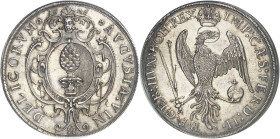 ALLEMAGNE - GERMANY
Augsbourg (ville libre de). Thaler au nom de l’Empereur Ferdinand II 1626, Augsbourg.
Av. *AVGVSTA. IN - DELICORVM*. Armoiries d...