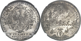 ALLEMAGNE - GERMANY
Francfort (ville libre de). Thaler de convention 1772 PCB/Œ, Francfort-sur-le-Main.
Av. MONETA REIPVBL. FRANCOFVRT. AD LEGEM CON...