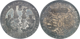 ALLEMAGNE - GERMANY
Henneberg-Ilmenau (comté de), Jean-Ernest de Saxe-Weimar (1683-1707). Thaler 1699 BA, Ilmenau.
Av. *FURSTL: SACHS: GESAMBTE HENN...