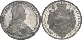 ALLEMAGNE - GERMANY
Passau (diocèse de), Léopold-Ernest de Firmian (1763-1783). Thaler 1779 H ST, Munich.
Av. D. G. LEOP. ERNEST. S. R. E. PRAESB. C...