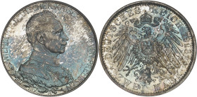 ALLEMAGNE - GERMANY
Prusse, Guillaume II (1888-1918). 2 (zwei) mark, jubilé d’argent, Flan bruni (PROOF) 1913, A, Berlin.
Av. WILHELM II DEUTSCHER K...