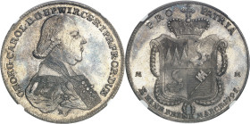 ALLEMAGNE - GERMANY
Wurtzbourg (évêché de), Georg Karl von Fechenbach, prince-évêque (1795-1802). Thaler 1795 MM, Wurtzbourg.
Av. GEORG. CAROL. D. G...