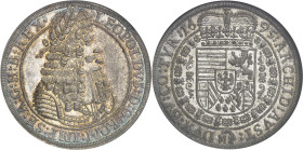 AUTRICHE - AUSTRIA
Léopold Ier (1657-1705). Thaler 1695 IAK, Hall.
Av. LEOPOLDVS: D: G: ROM: IMP: SE: A: G: H: B: REX. Buste lauré et cuirassé à dro...
