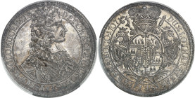 AUTRICHE - AUSTRIA
Olomouc (Olmütz, évêché d’), Charles-Joseph de Lorraine (1694-1711). Thaler 1707.
Av. DEI GRATIA CAROLUS EPISCOPUS OLOMUCENSIS. B...