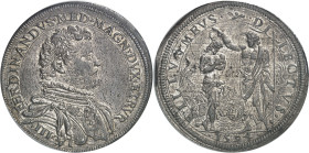 ITALIE - ITALY
Toscane (Grand-duché de), François Ier Médicis (1574-1587). Piastre 1594, Florence.
Av. FERDINANDVS. MED. MAGN. DVX. ETRVR - IÆ. III....