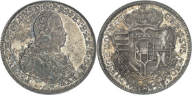 ITALIE - ITALY
Toscane (Grand-duché de), Pierre-Léopold de Habsbourg-Lorraine (1765-1790). Francescone (4 fiorini ou 10 paoli) 1769, Florence.
Av. P...