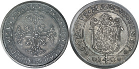 ITALIE - ITALY
Venise, Ludovic Manin (1789-1797). Scudo « della croce » ou 140 soldi ND GF, Venise.
Av. .LUDOVICVS. MANIN. DVX. VENETIAR. / (différe...