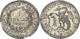 SUISSE - SWITZERLAND
Bâle (Ville de). Thaler 1765 IH, Bâle.
Av. MONETA REIPUB. BASILEENSIS. I THALER sur deux lignes dans une couronne de laurier, (...