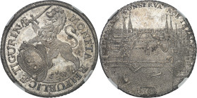 SUISSE - SWITZERLAND
Zurich (canton de). Thaler 1761, Zurich.
Av. MONETA REIPUBLICÆ TIGURINÆ. Lion debout à gauche, tenant l’écu de Zurich et brandi...