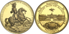 ALLEMAGNE - GERMANY
Bade, Louis Guillaume (1677-1707). Médaille au module de 20 ducats, 300e anniversaire du margrave Louis Guillaume et de la Paix d...