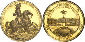 ALLEMAGNE - GERMANY
Bade, Louis Guillaume (1677-1707). Médaille au module de 20 ducats, 300e anniversaire du margrave Louis Guillaume et de la Paix d...