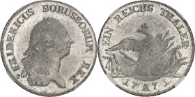 ALLEMAGNE - GERMANY
Prusse, Frédéric II (1740-1786). Thaler 1771, A, Berlin.
Av. FRIDERICUS BORUSSORUM REX. Buste lauré à droite. 
Rv. EIN REICHS T...