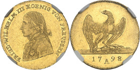 ALLEMAGNE - GERMANY
Prusse, Frédéric-Guillaume III (1797-1840). Frédéric d’Or 1798, A, Berlin.
Av. FRIED. WILHELM III KŒNIG VON PREUSSEN. Buste en u...