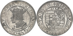 AUTRICHE - AUSTRIA
Ferdinand archiduc (1521-1564). Pfundner 1529, Vienne.
Av. + FERDINAND. D. G. VNG. BOEM. REX. INFA. Buste cuirassé et couronné à ...