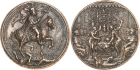 AUTRICHE - AUSTRIA
Saint-Empire, Rodolphe II (1576-1612). Médaille (fontes soudées), Victoires contre les Turcs, par Jan Vermeyen ND (1600), postérie...