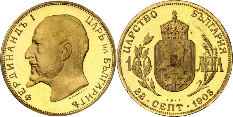 BULGARIE - BULGARIA
Ferdinand Ier (1887-1918). 100 leva, commémoration de l’ind...