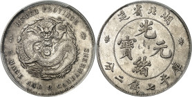 CHINE - CHINA
Empire de Chine, Guangxu (Kwang Hsu) (1875-1908), province de Hubei (Hupeh). Dollar (7 mace et 2 candareens) ND (1895-1907), Ching.
Av...