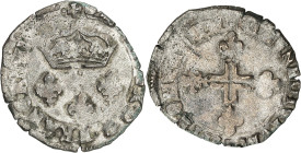 FRANCE / CAPÉTIENS - FRANCE / ROYAL
Charles X (1589-1594). Sol parisis 1[591], Marseille.
Av. (à 12 h) + CAROLVS. X. D. G. FRANC. REX (date) (différ...