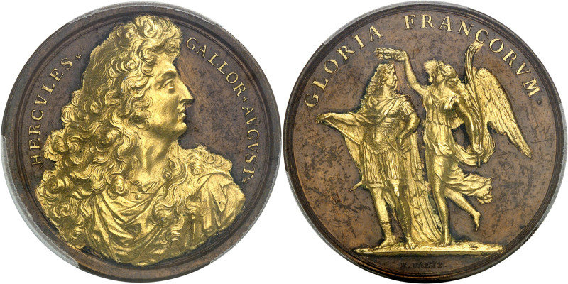 FRANCE / CAPÉTIENS - FRANCE / ROYAL
Louis XIV (1643-1715). Médaille, Gloire du ...