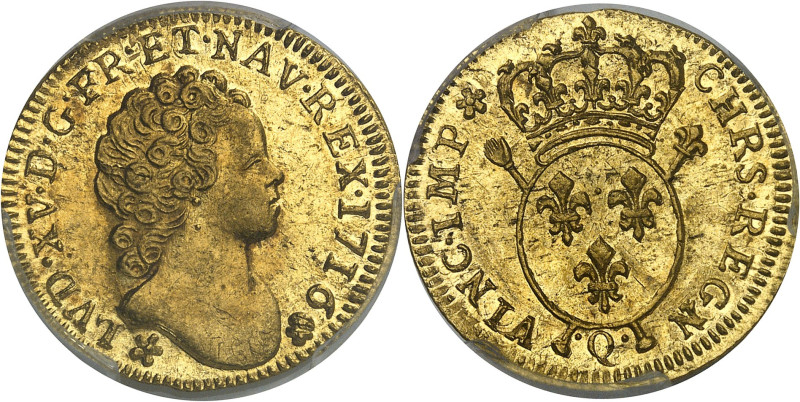 FRANCE / CAPÉTIENS - FRANCE / ROYAL
Louis XV (1715-1774). Louis d’or aux insign...