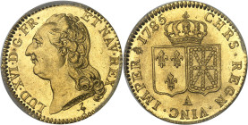 FRANCE / CAPÉTIENS - FRANCE / ROYAL
Louis XVI (1774-1792). Présérie (Épreuve de présentation au Roi) du louis d’or à la tête nue 1785, A, Paris.
Av....