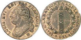 FRANCE / CAPÉTIENS - FRANCE / ROYAL
Constitution (1791-1792). 12 deniers FRANÇOIS 1792- An 4, H, La Rochelle.
Av. LOUIS XVI ROI DES FRANÇOIS. Buste ...