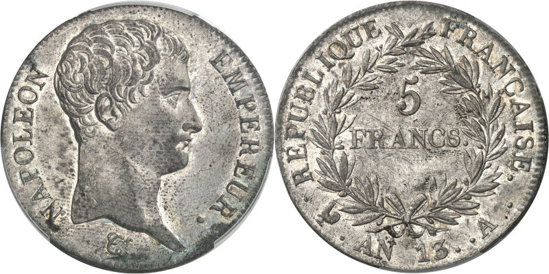 FRANCE - FRANCE
Premier Empire / Napoléon Ier (1804-1814). 5 francs tête nue, c...