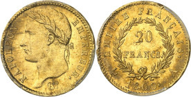 FRANCE - FRANCE
Premier Empire / Napoléon Ier (1804-1814). 20 francs Empire 1809, A, Paris.
Av. NAPOLEON EMPEREUR. Tête laurée à gauche, signature D...