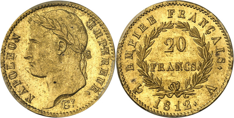 FRANCE - FRANCE
Premier Empire / Napoléon Ier (1804-1814). 20 francs Empire 181...