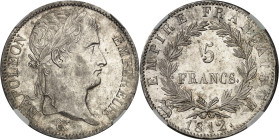 FRANCE - FRANCE
Premier Empire / Napoléon Ier (1804-1814). 5 francs Empire 1812, B, Rouen.
Av. NAPOLEON EMPEREUR. Tête laurée à droite, signature BR...