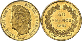 FRANCE - FRANCE
Louis-Philippe Ier (1830-1848). 40 francs tête laurée 1831, A, Paris.
Av. LOUIS PHILIPPE I ROI DES FRANÇAIS. Tête laurée à gauche, a...