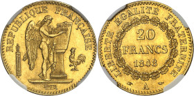 FRANCE - FRANCE
IIe République (1848-1852). 20 francs Génie 1848, A, Paris.
Av. RÉPUBLIQUE FRANÇAISE. Génie ailé de la République debout à droite, t...