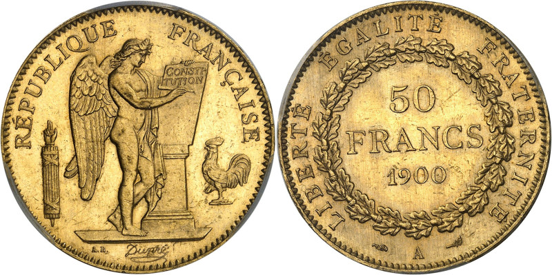 FRANCE - FRANCE
IIIe République (1870-1940). 50 francs Génie 1900, A, Paris.
A...